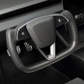 Miroken Carbon Fiber Heated Yoke Steering Wheel for Model 3 Highland / Model Y Juniper