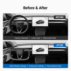 Miroken Carbon Fiber Heated Yoke Steering Wheel for Model 3 Highland / Model Y Juniper