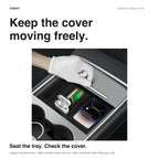 Miroken Center Console Tray for Model 3 & Model Y & Model YL