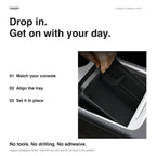 Miroken Center Console Tray for Model 3 & Model Y & Model YL