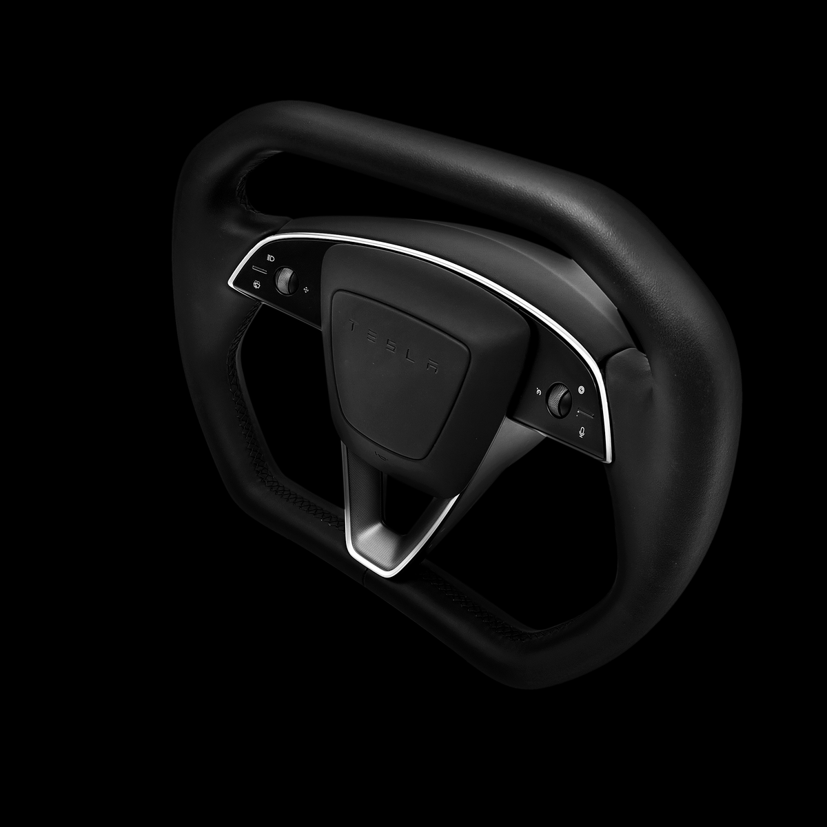 Miroken Cybertruck Style Steering Wheel for Model Y Juniper & Model 3 Highland