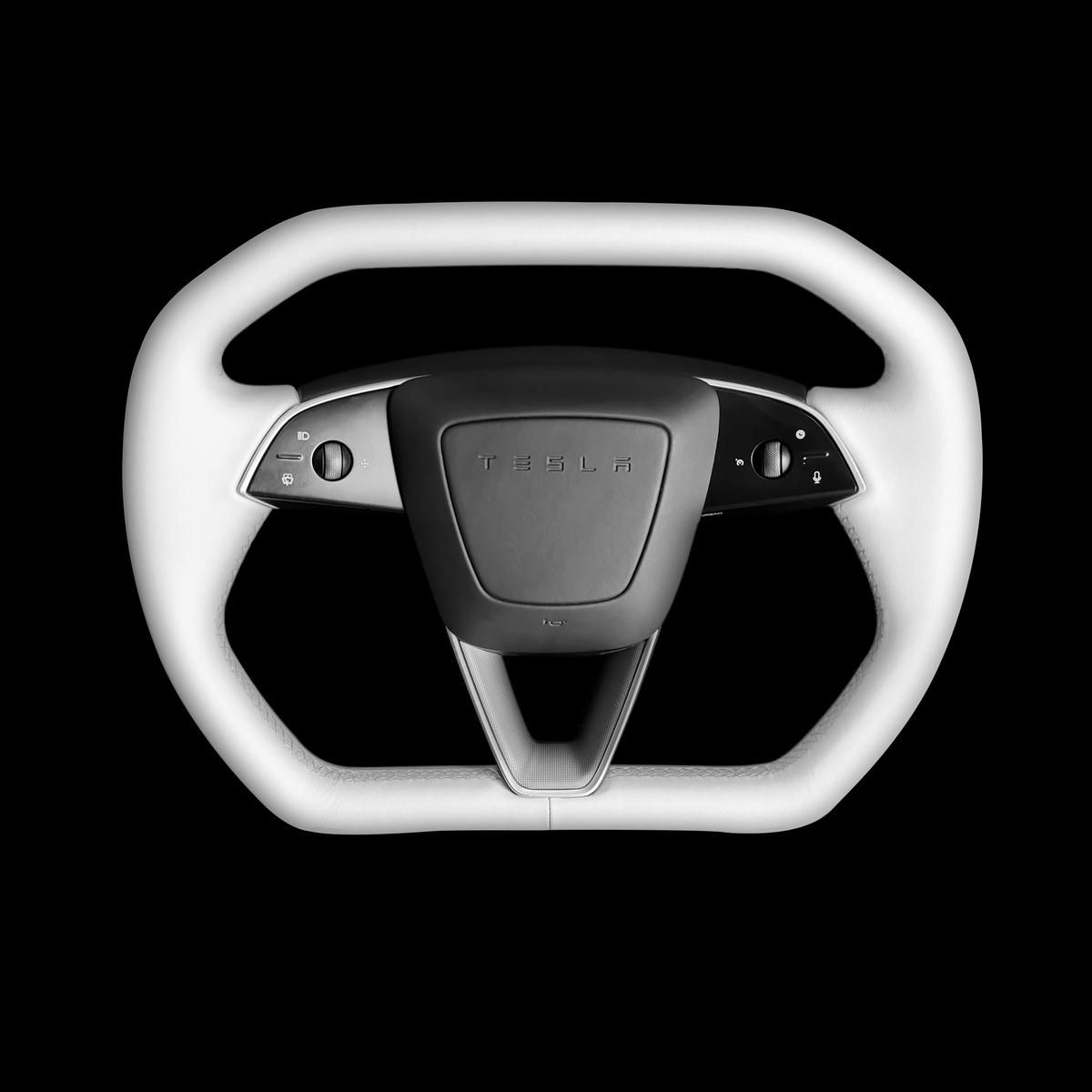 Miroken Cybertruck Style Steering Wheel for Model Y Juniper & Model 3 Highland