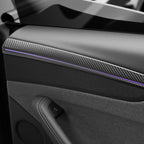 Miroken Dry Carbon Fiber Door Trim Cover for Tesla Model Y Juniper