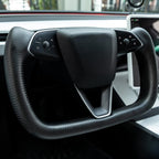 Miroken Full Carbon Fiber Yoke Steering Wheel for Model 3 Highland & Model Y Juniper