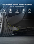 Miroken Hidden Mud Flaps for Model Y Juniper/ Model YL | Invisible Protection
