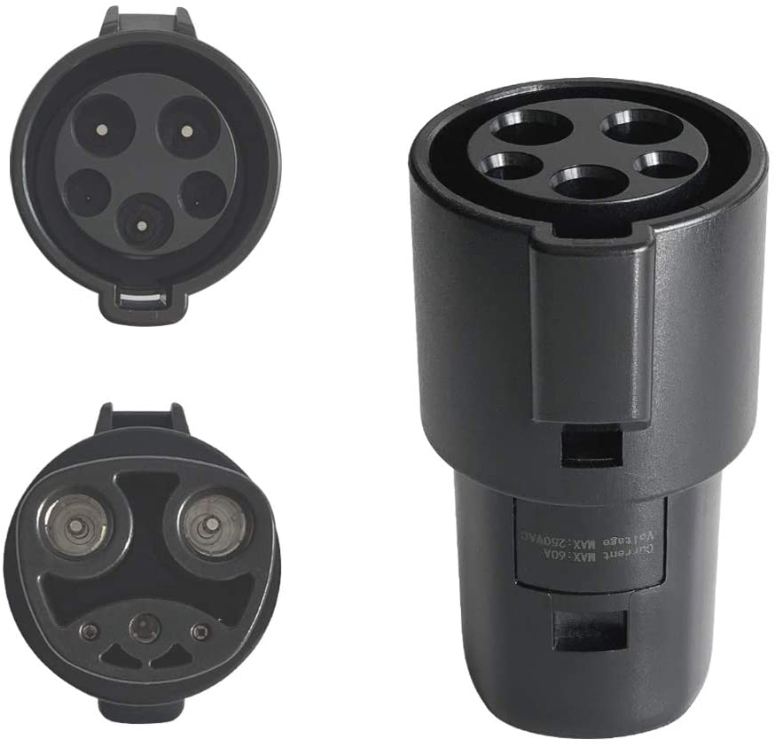 Miroken J1772 to Tesla Charger Adapter | 250V | 60A