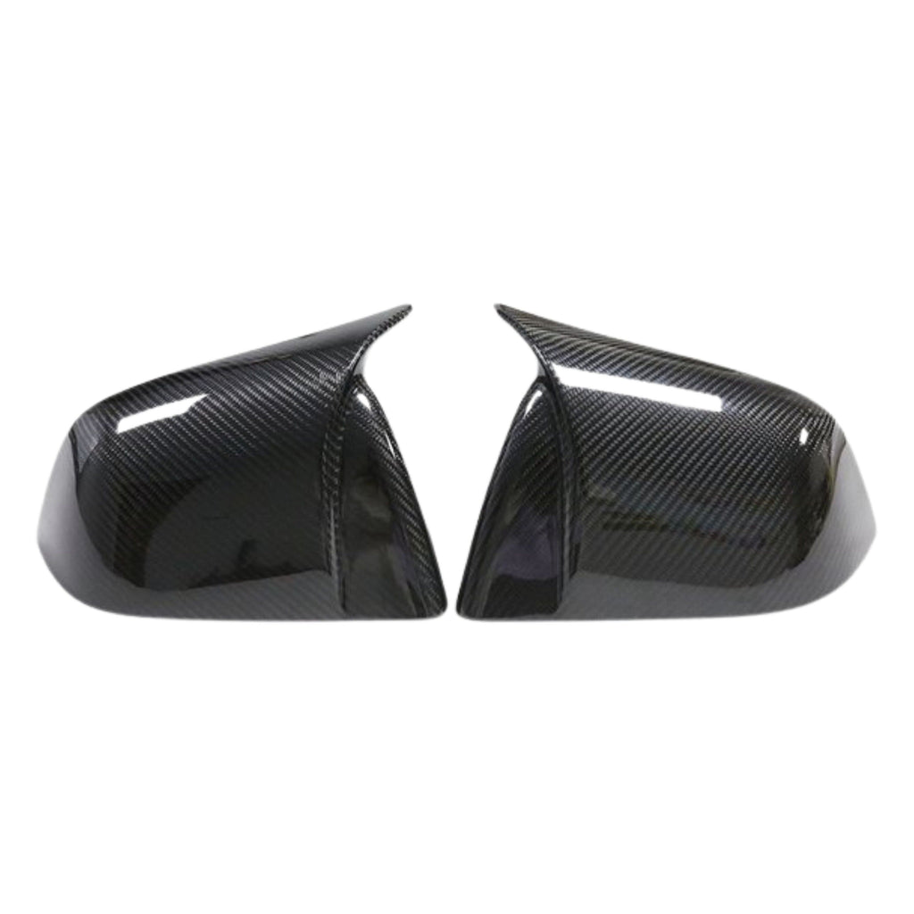 Miroken Mirror Caps for Model Y / 3 ( Sporty Style ) - Dry Carbon Fiber Exterior Mods