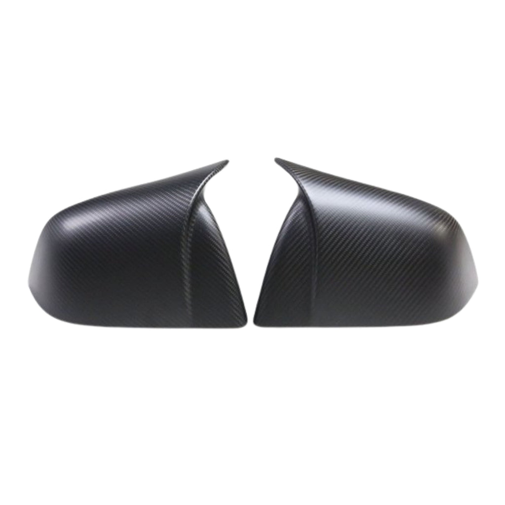 Miroken Mirror Caps for Model Y / 3 ( Sporty Style ) - Dry Carbon Fiber Exterior Mods