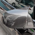 Miroken Mirror Caps for Model Y / 3 ( Sporty Style ) - Dry Carbon Fiber Exterior Mods