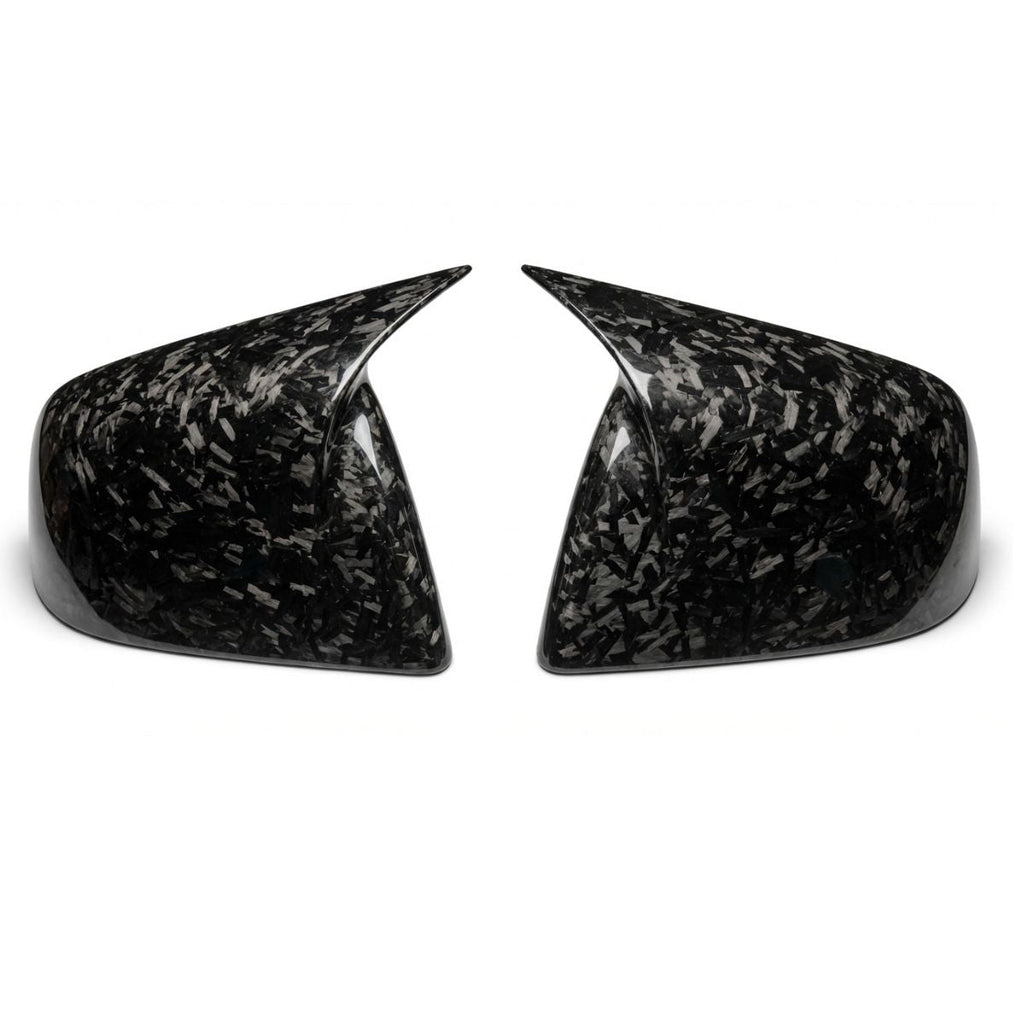 Miroken Mirror Caps for Model Y / 3 ( Sporty Style ) - Dry Carbon Fiber Exterior Mods