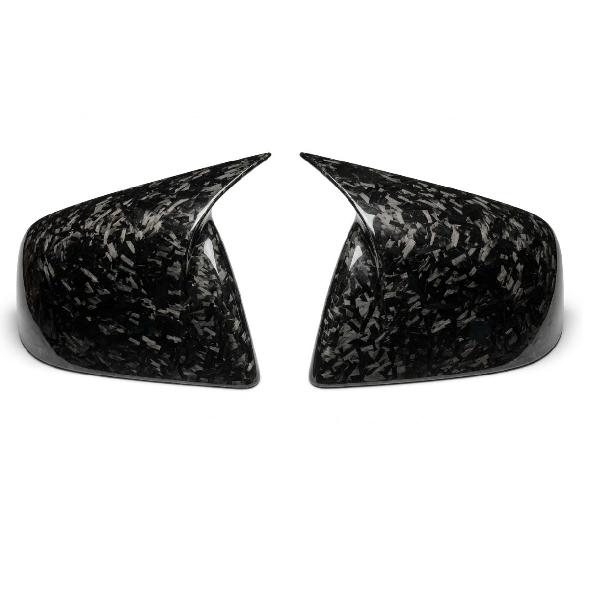 Miroken Mirror Caps for Model Y / 3 ( Sporty Style ) - Dry Carbon Fiber Exterior Mods
