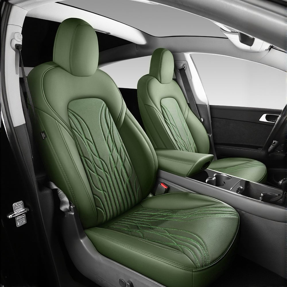 Miroken Nappa Leather Seat Covers for Model 3 Highland & Model Y Juniper