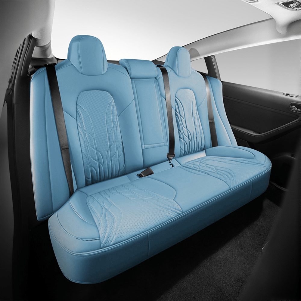 Miroken Nappa Leather Seat Covers for Model 3 Highland & Model Y Juniper