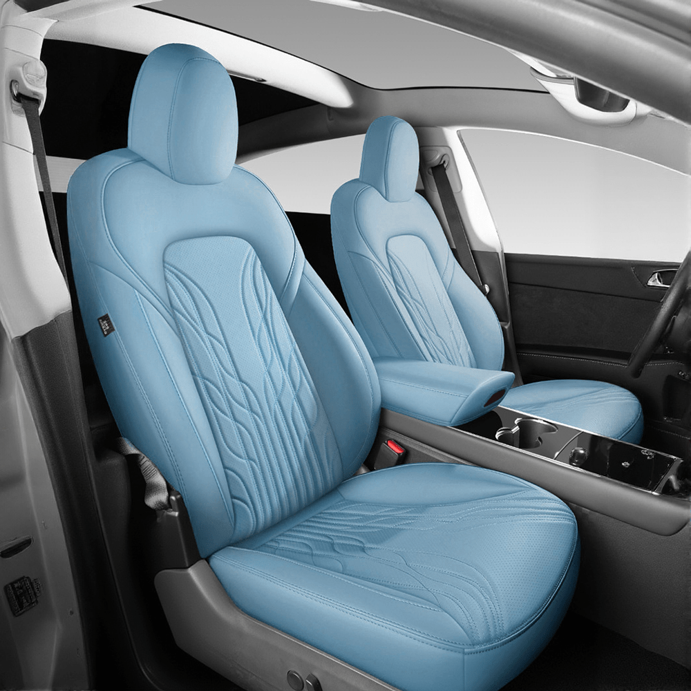 Miroken Nappa Leather Seat Covers for Model 3 Highland & Model Y Juniper