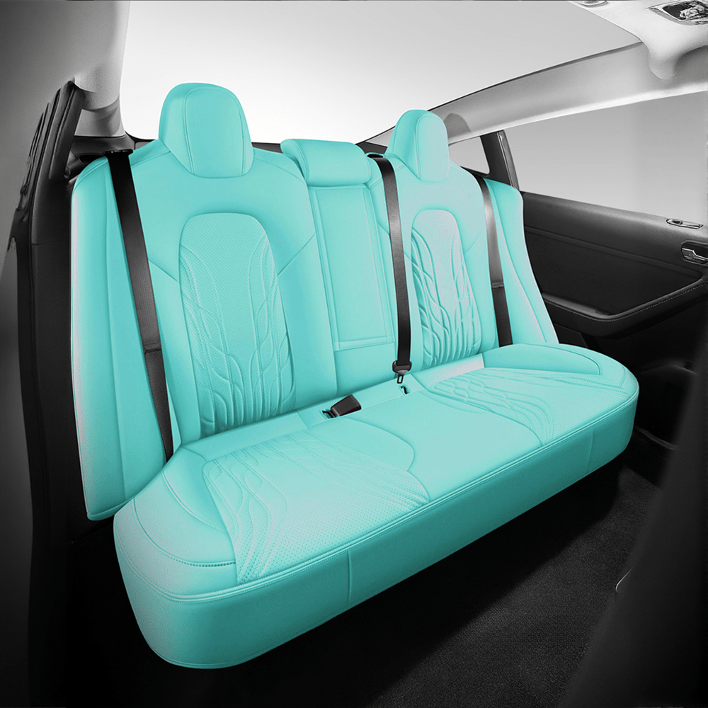 Miroken Nappa Leather Seat Covers for Model 3 Highland & Model Y Juniper