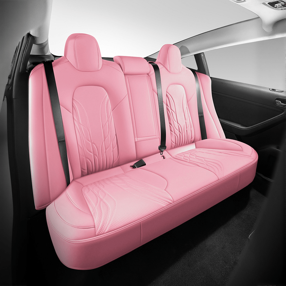 Miroken Nappa Leather Seat Covers for Model 3 Highland & Model Y Juniper