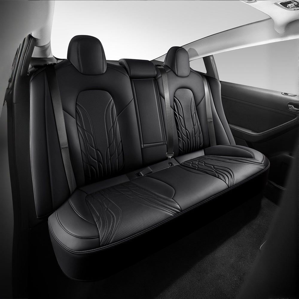 Miroken Nappa Leather Seat Covers for Model 3 Highland & Model Y Juniper