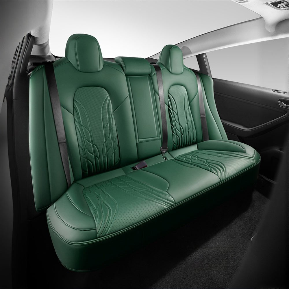 Miroken Nappa Leather Seat Covers for Model 3 Highland & Model Y Juniper