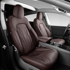 Miroken Nappa Leather Seat Covers for Model 3 Highland & Model Y Juniper