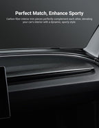 Miroken Real Dry Carbon Fiber Dashboard Cover Overlay for Model 3 Highland / Model Y Juniper