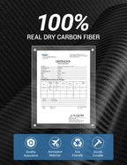 Miroken Real Dry Carbon Fiber Dashboard Cover Overlay for Model 3 Highland / Model Y Juniper