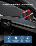 Miroken Real Dry Carbon Fiber Dashboard Cover Overlay for Model 3 Highland / Model Y Juniper
