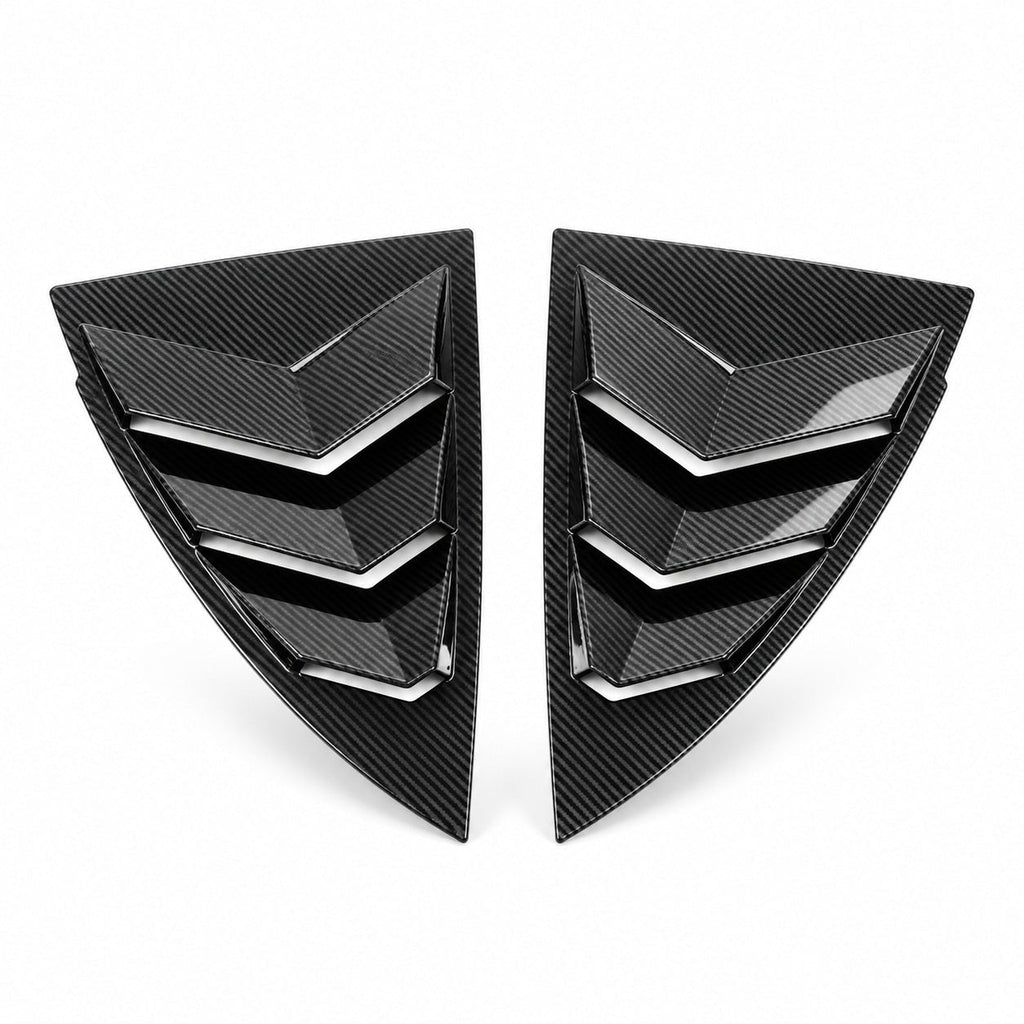 Miroken Rear Side Window Louvers Cover for Model Y | 3 Finishes | 2-Pack