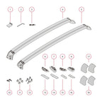 Miroken Roof Rack for Tesla Model 3 Highland / Model Y (Set of 2)