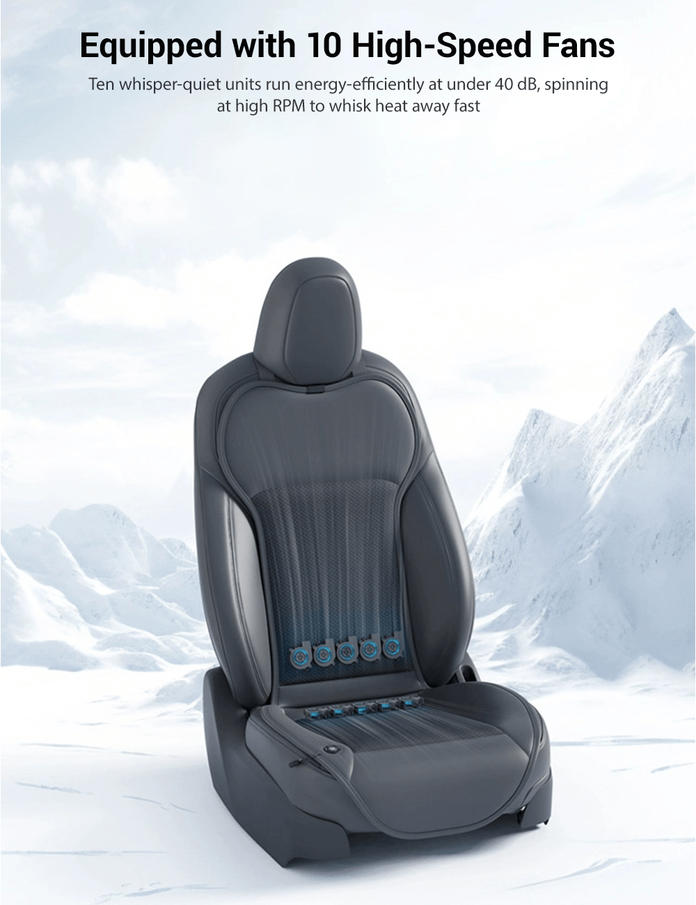 Miroken Seat Ventilation Seat Covers for Model 3 Highland & Model Y Juniper