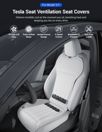 Miroken Seat Ventilation Seat Covers for Model 3 Highland & Model Y Juniper