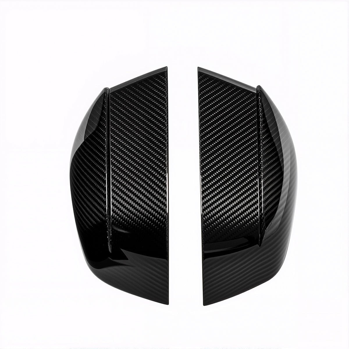 Miroken Side Mirror Cover for Model Y Juniper (OEM Style) - Dry Carbon Fiber Exterior Mods