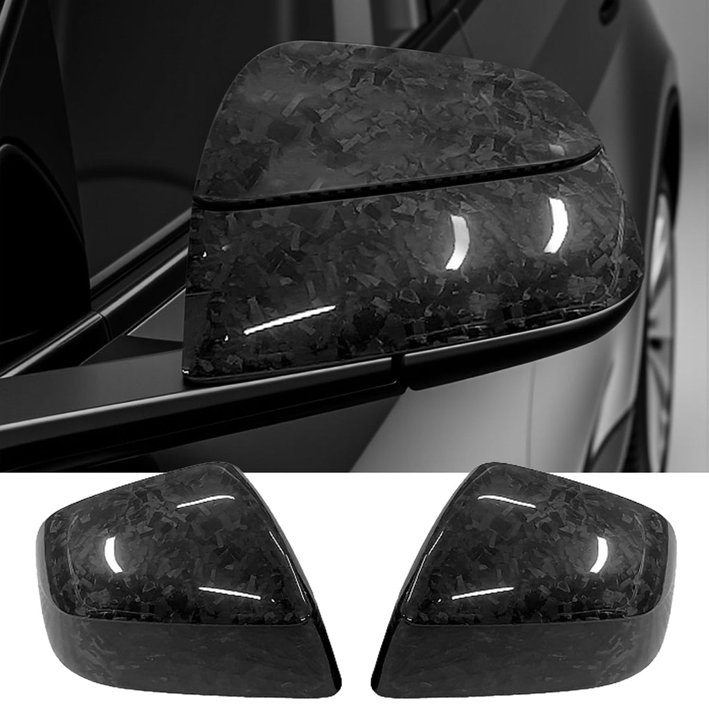 Miroken Side Mirror Cover for Model Y Juniper (OEM Style) - Dry Carbon Fiber Exterior Mods