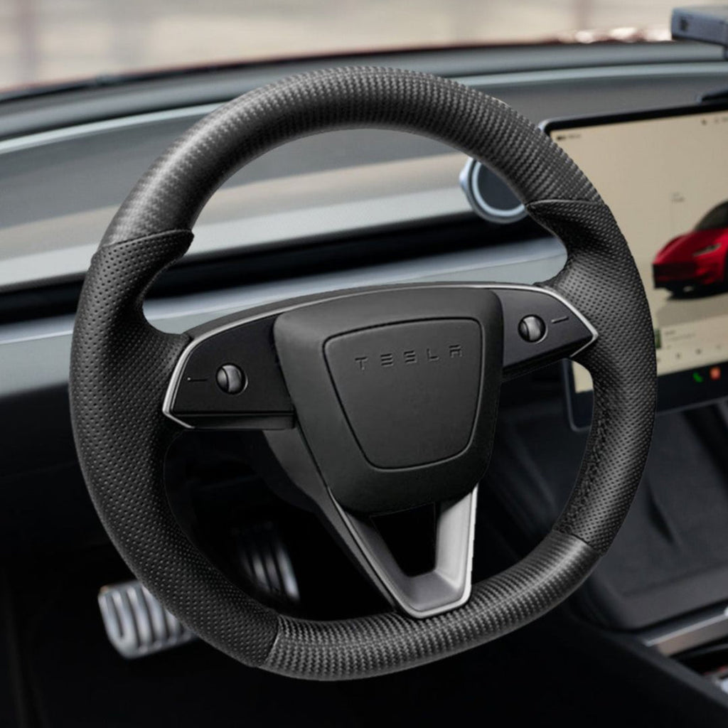 Miroken Sport Carbon Fiber Steering Wheel Replacement for Model 3 Highland & Model Y Juniper