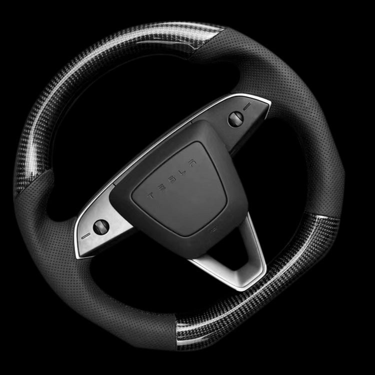 Miroken Sport Carbon Fiber Steering Wheel Replacement for Model 3 Highland & Model Y Juniper