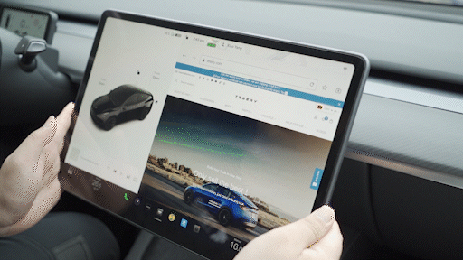 4 Way Adjustable Swivel Screen Mounting Kit For Model Y Juniper / Model 3 Highland - Upgrade Version | Miroken