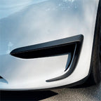 Miroken Tesla Model Y Fog Light Trim - Carbon Fiber Exterior Mods