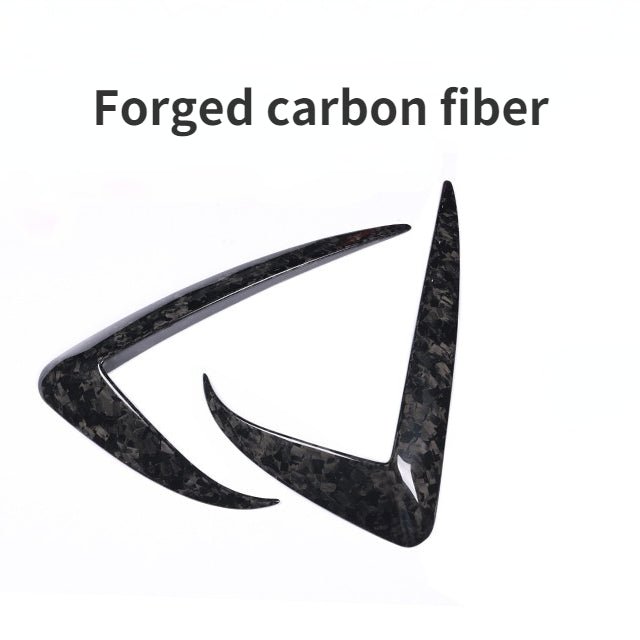Miroken Tesla Model Y Fog Light Trim - Carbon Fiber Exterior Mods
