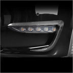 Miroken Tesla Model Y Fog Light Trim - Carbon Fiber Exterior Mods