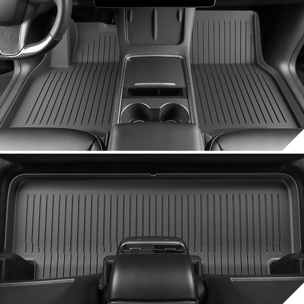 Miroken TPE All Weather Floor Mats for Tesla Model Y & Model 3