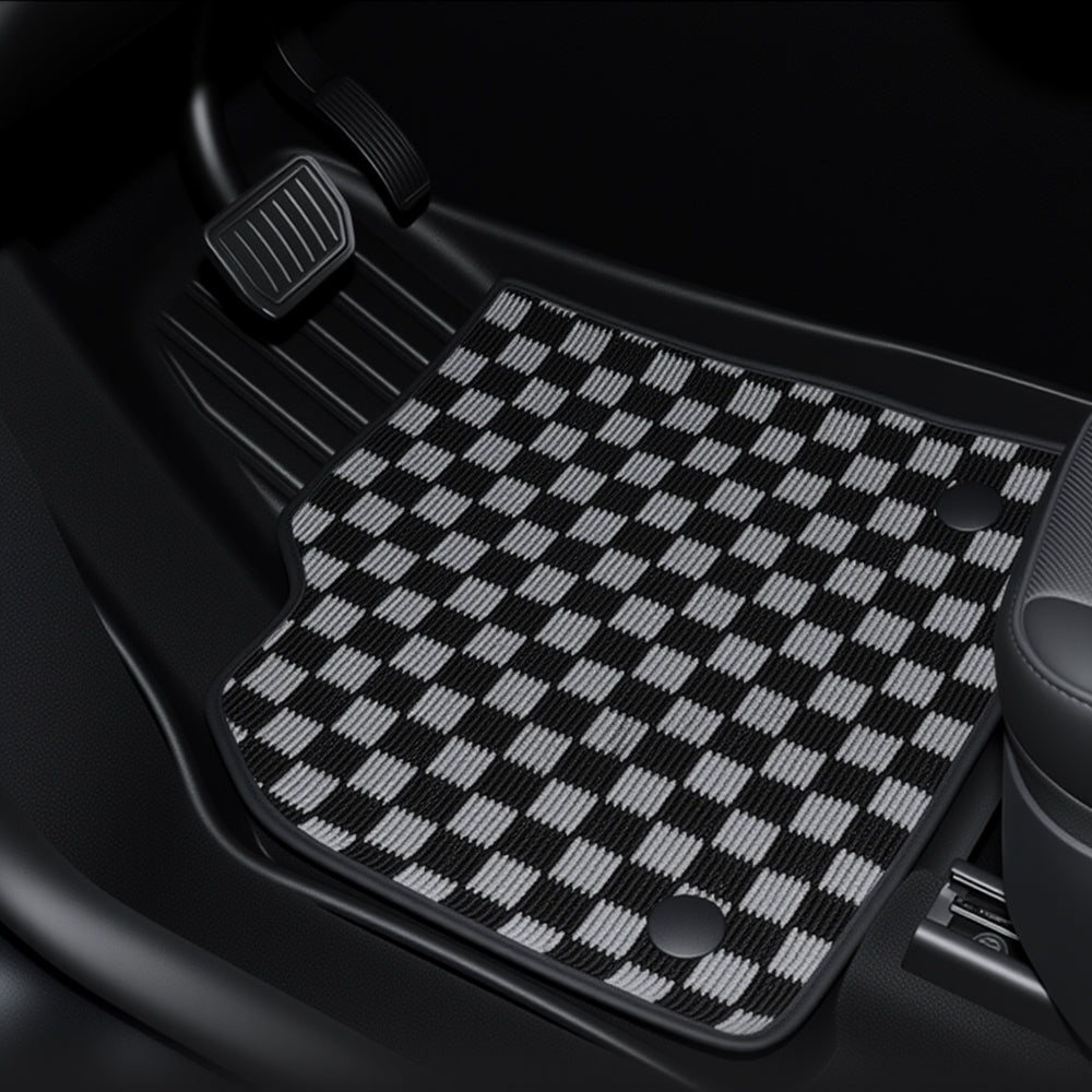Miroken TPE+Carpet Double Layer Floor Mats for Model Y Juniper