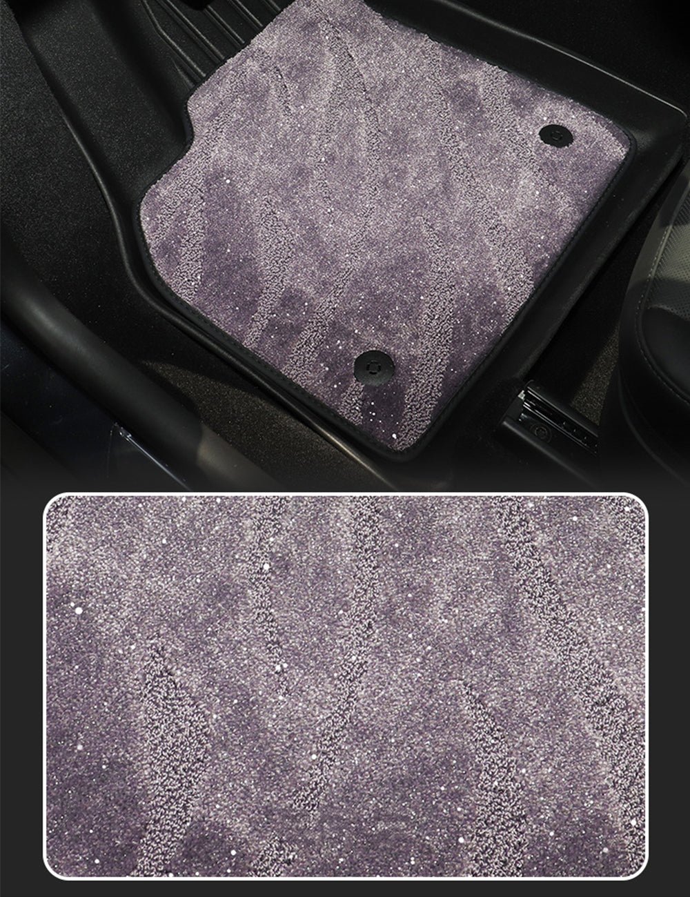 Miroken TPE+Carpet Double Layer Floor Mats for Model Y Juniper