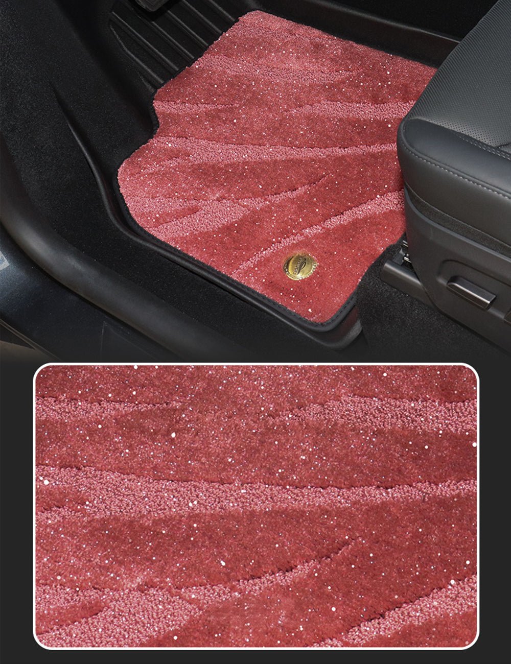 Miroken TPE+Carpet Double Layer Floor Mats for Model Y Juniper