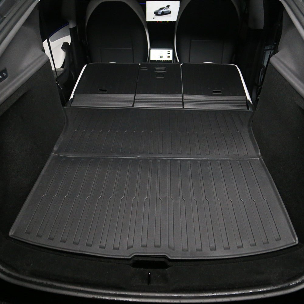 Trunk Mat with Backrest Mat for Model Y Juniper | TPE | Waterproof | Miroken
