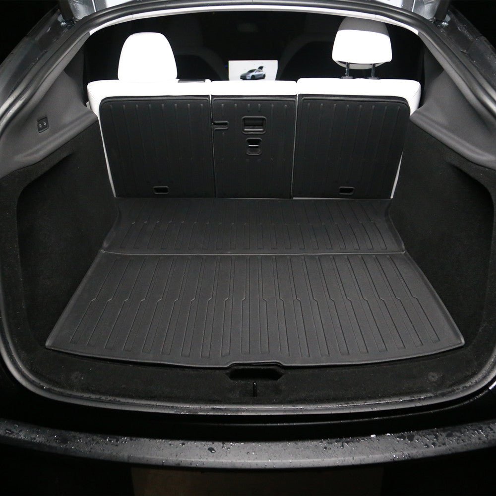 Trunk Mat with Backrest Mat for Model Y Juniper | TPE | Waterproof | Miroken