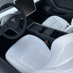 Carbon Fiber Center Console Wrap Cover for Model 3 / Y