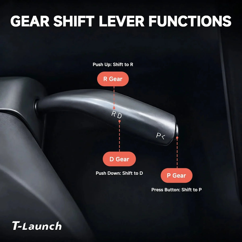 Tesla Model S/X Turn Signal Stalk Retrofit Kit with Gear Shift Lever