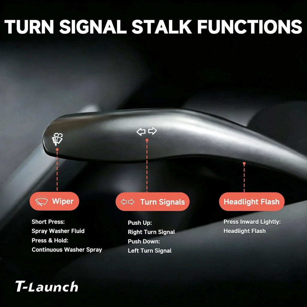 Tesla Model S/X Turn Signal Stalk Retrofit Kit with Gear Shift Lever