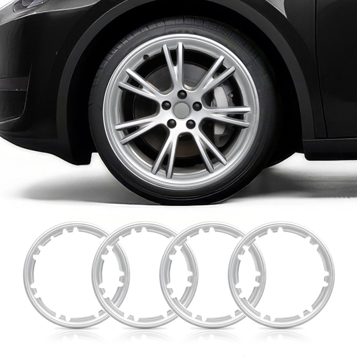 Tesla Model Y Rim Protector for 20" Induction & 21" Uberturbine Wheels