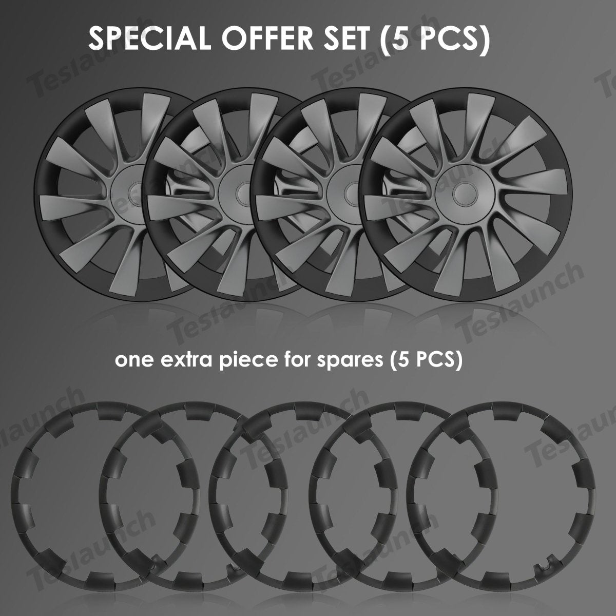 Tesla Model Y Rim Protector for 20" Induction & 21" Uberturbine Wheels