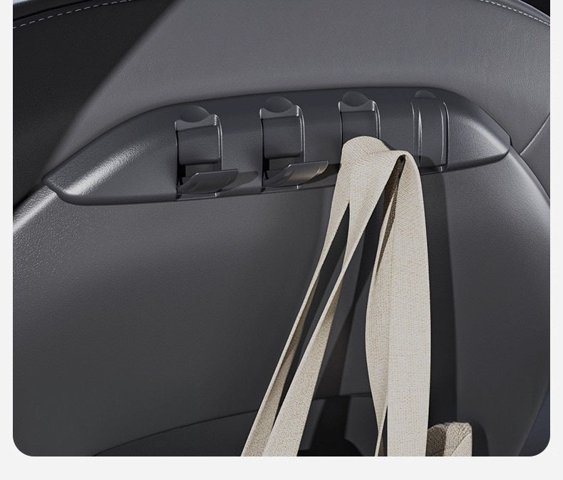 Rear Seat Back Hooks & Organizer for Tesla Model 3/Y | Miroken